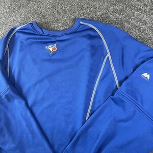 Majestic Toronto Blue Jays On Field Pullover‎ 2XL MLB Blue Shirt